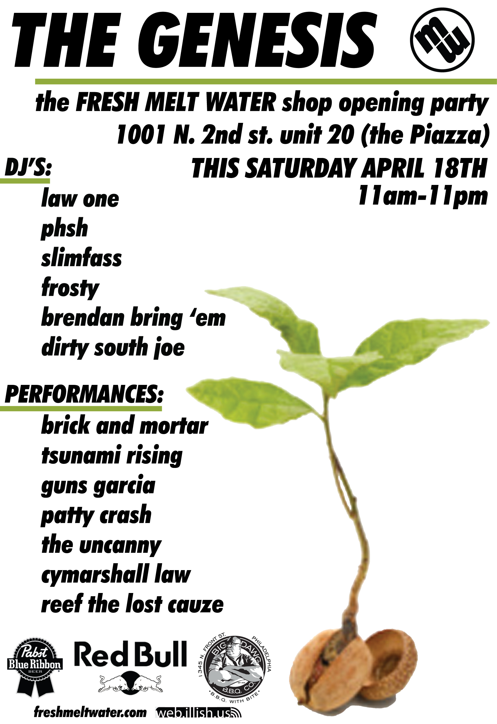fresh melt water opening fresh melt water opening Fresh Melt Water Store Opening Saturday