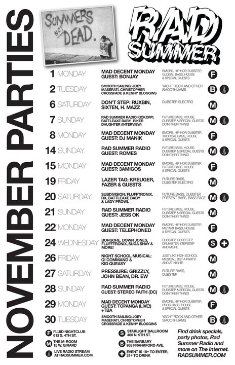 rad_summer_November_calendar rad summer November calendar Rad Summer November
